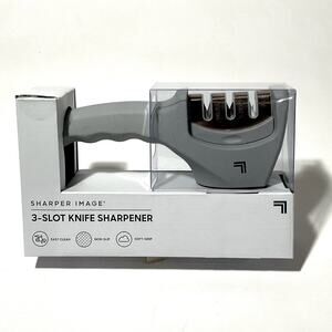 Sharper Image 3-Slot Knife Sharpener “Grey”